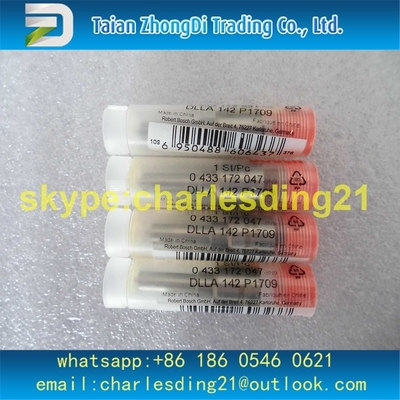 China bocal comum original e novo DLLA142P1709 0433172047 do bosch do trilho da injeção fornecedor