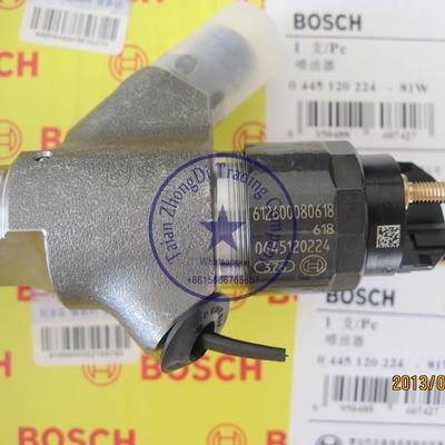 BOSCH 0 injetor comum genuíno 0445120224,0445120170 do trilho 445 120 224 para WEICHAI WP10 612600080618 fornecedor