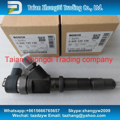 BOSCH 0 445 120 126 genuínos & injetor comum novo 0445120126 do trilho para KOBELCO SK130-8 SK140-8 fornecedor