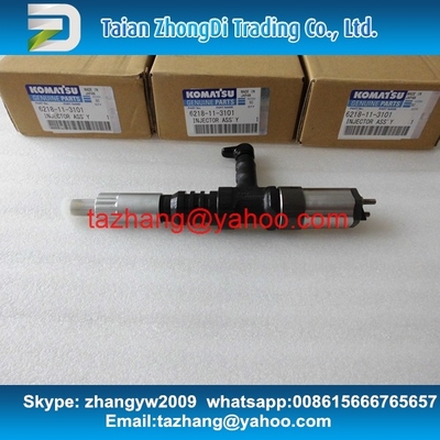 Injector comum do trilho de DENSO 095000-0560, 095000-0562 para KOMATSU 6218-11-3100, 6218-11-3101 fornecedor