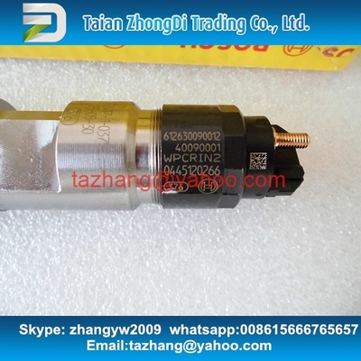 BOSCH 0445120266/0 445 120 injetor de combustível 0445120266 do trilho de 266 terras comuns para WEICHAI 612630090012, 612640090001 fornecedor